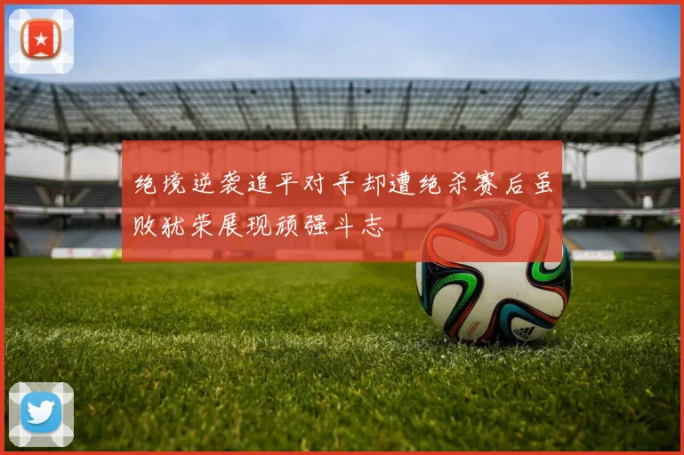 绝境逆袭追平对手却遭绝杀赛后虽败犹荣展现顽强斗志